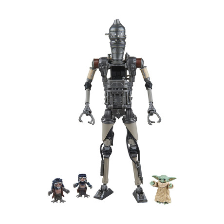 Hasbro Fans Star Wars: the Mandalorian Black Series - ig-12 & Grogu Deluxe Φιγούρα Δράσης (15cm) (G0074)