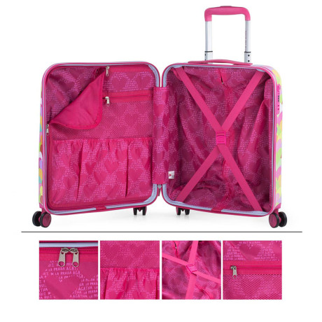 Βαλίτσα Καμπίνας AGATHA RUIZ DE LA PRADA Hearts Colorful 131150-01