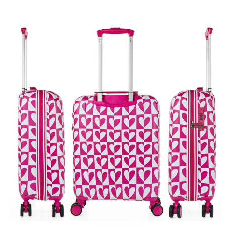 Βαλίτσα Καμπίνας AGATHA RUIZ DE LA PRADA Hearts Φούξια 134250-01