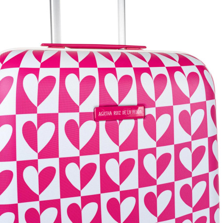 Βαλίτσα Καμπίνας AGATHA RUIZ DE LA PRADA Hearts Φούξια 134250-01