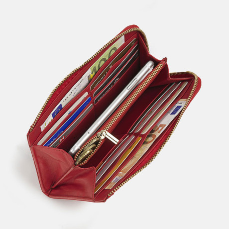 Πορτοφόλι Γυναικείο Jaslen Κόκκινο 204701-03