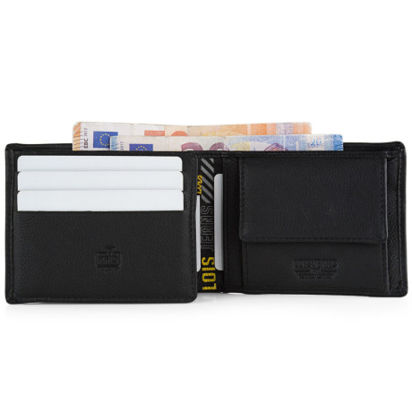 Πορτοφόλι Ανδρικό Δερμάτινο Lois Μαύρο 205241-01