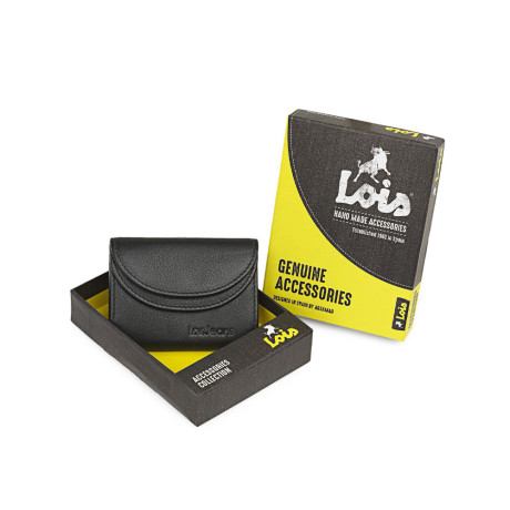 Πορτοφόλι Ανδρικό Δερμάτινο Lois Μαύρο 205260-01