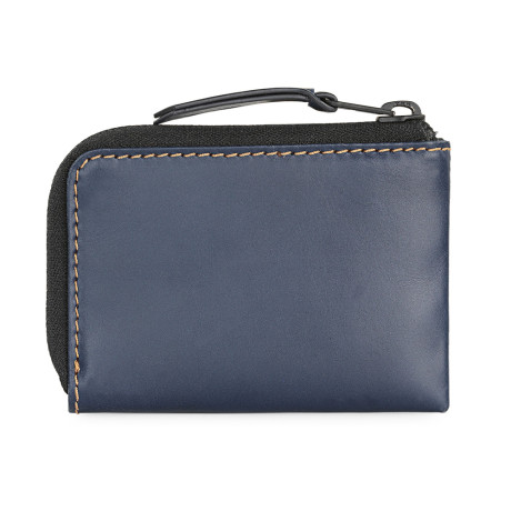 Πορτοφόλι Με Μπρελόκ Ανδρικό JASLEN Δερμάτινο Μπλε 205644-03