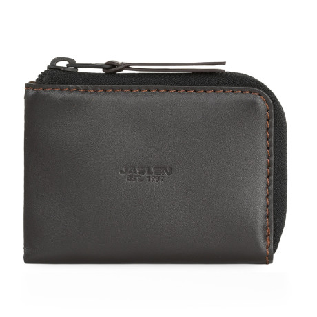 Πορτοφόλι Με Μπρελόκ Ανδρικό JASLEN Δερμάτινο Καφέ 205644-02
