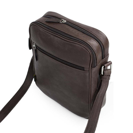 Τσαντάκι Ώμου Δερμάτινο LOIS Καφέ 305926-02