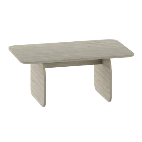 Τραπεζάκι Σαλονιού Pietra Megapap Χρώμα Travertine 100x60x41,8εκ.