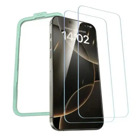Ugreen 2x Tempered Glass for Iphone 16 pro Sp629 + Mounting Frame (45973) (Ugr45973)