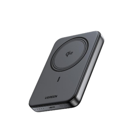 Ugreen Μαγνητικό Powerbank 10000mah Pb763 qi2 usb-c 20w Μαύρο (55135b) (Ugr55135b)