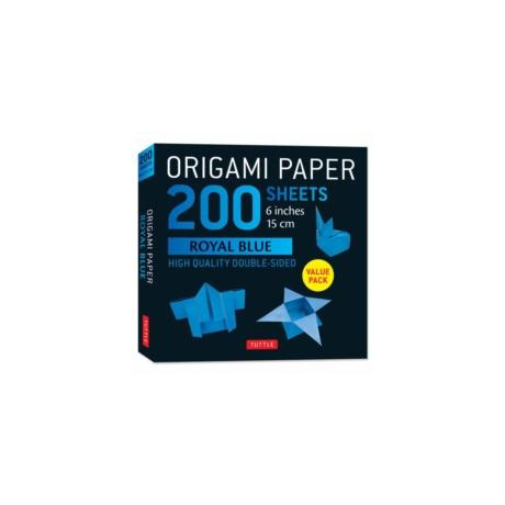Origami Paper 200 Sheets Royal Blue 6''