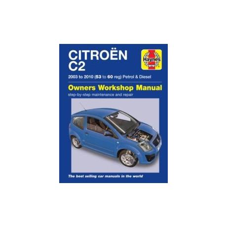 Citroen c2 Petrol & Diesel (03 - 10) Haynes Repair Manual