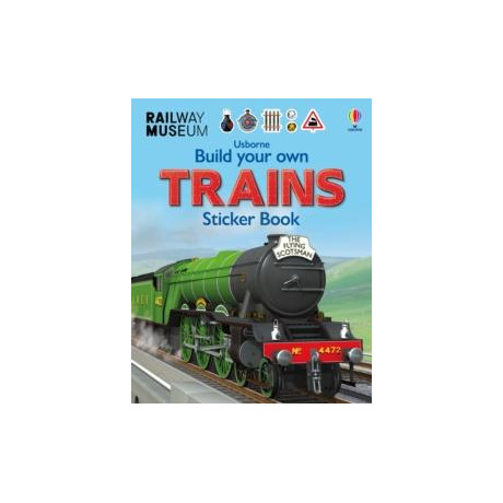 Build Your own Trains Sticker Book