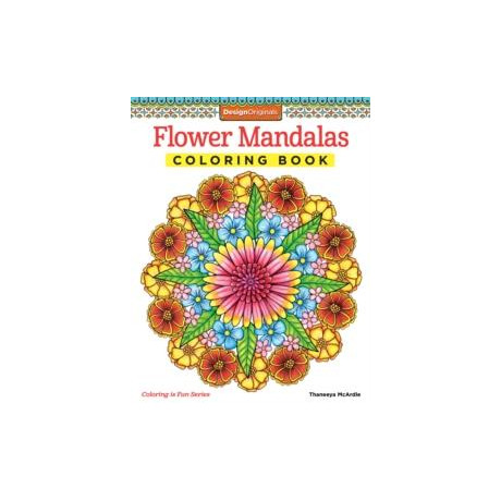 Flower Mandalas Coloring Book