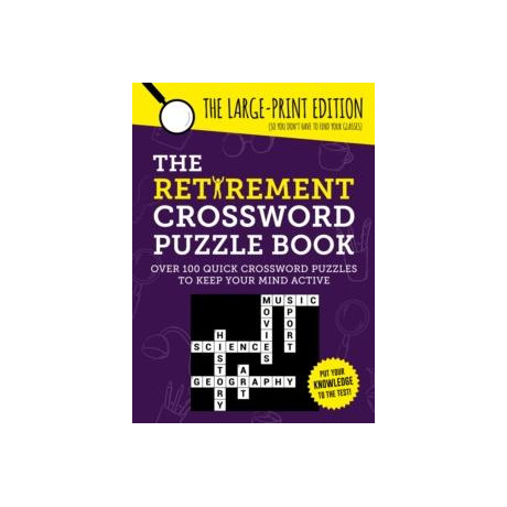 Retirement Crossword Puzzle Book