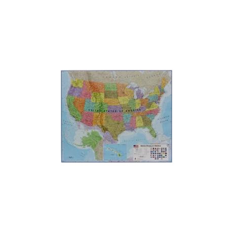 Usa Political Laminated