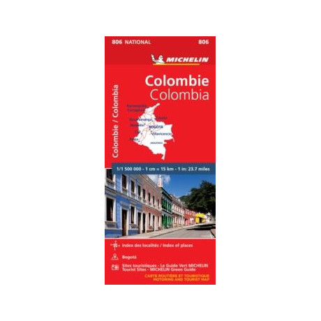 Colombia - Michelin National map 806