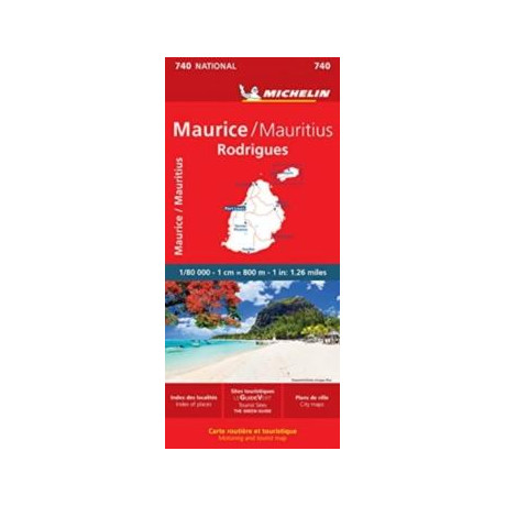 Maurice (Mauritius) - Michelin National map 740