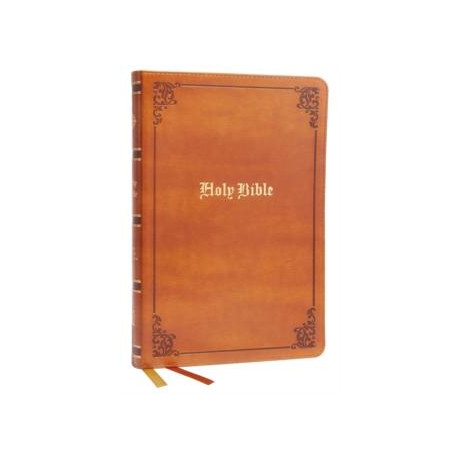 Kjv Holy Bible: Large Print Thinline, tan Leathersoft, red Letter, Comfort Print: King James Version