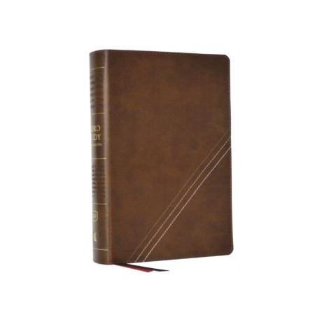 Kjv, Word Study Reference Bible, Leathersoft, Brown, red Letter, Comfort Print