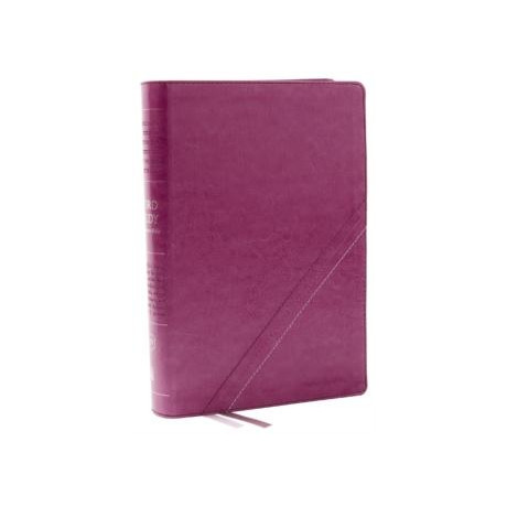 Kjv, Word Study Reference Bible, Leathersoft, Pink, red Letter, Comfort Print