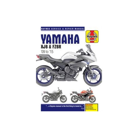 Yamaha xj6 & Fz6r (2009-2015) Haynes Repair Manual