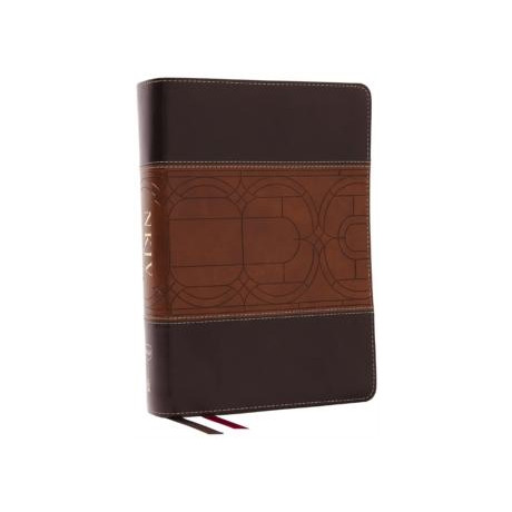 Nkjv Study Bible, Leathersoft, Brown, Full-Color, Comfort Print
