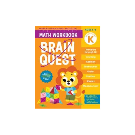 Brain Quest Math Workbook: Kindergarten