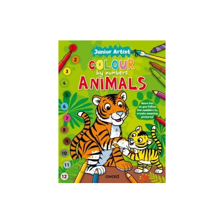Junior Artist Colour by Numbers: Animals