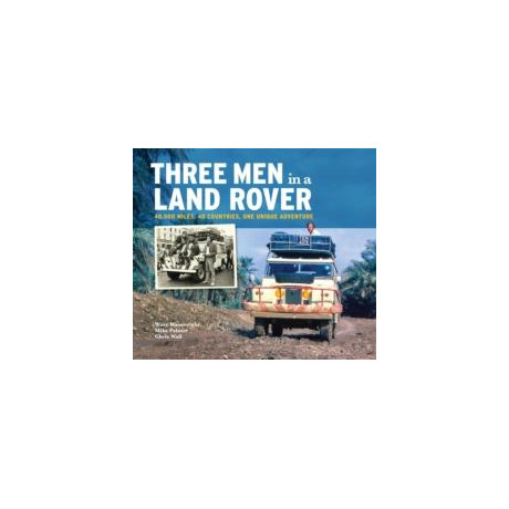 Three men in a Land Rover
