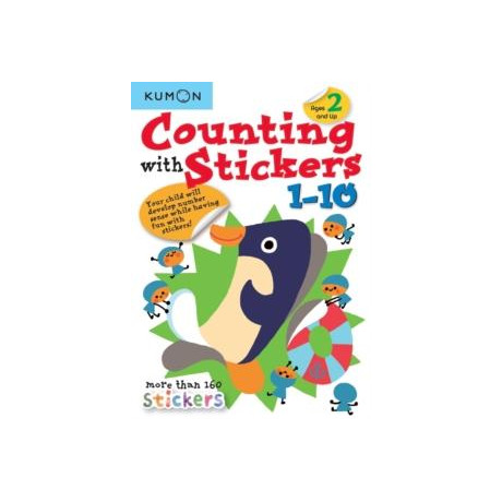 Kumon Counting With Stickers 1-10