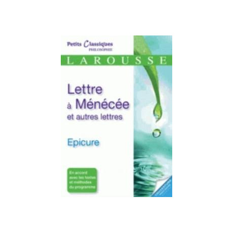 Lettre a Menecee