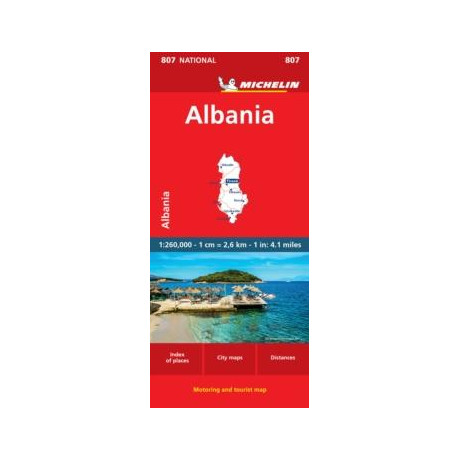 Albania - Michelin National map 807