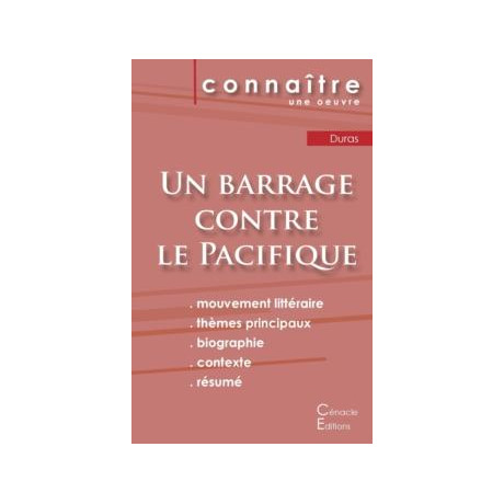 Fiche de Lecture un Barrage Contre le Pacifique de Marguerite Duras (Analyse Litteraire de Reference et Resume Complet)