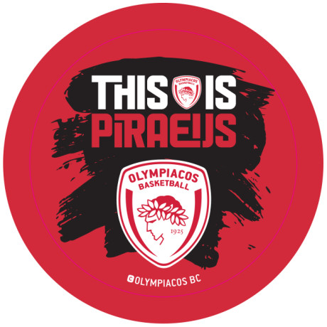 Στρογγυλός Μαγνήτης - Ολυμπιακός Μπάσκετ 3