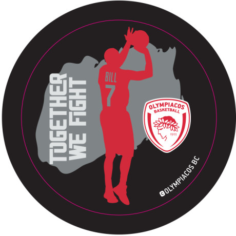 Στρογγυλός Μαγνήτης - Ολυμπιακός Μπάσκετ 4