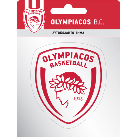 Αυτοκόλλητα σήμα μεγάλο - Ολυμπιακός Μπάσκετ 1