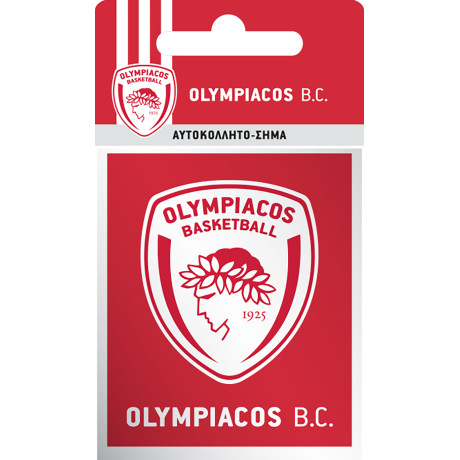 Αυτοκόλλητα σήμα μικρό - Ολυμπιακός Μπάσκετ 1