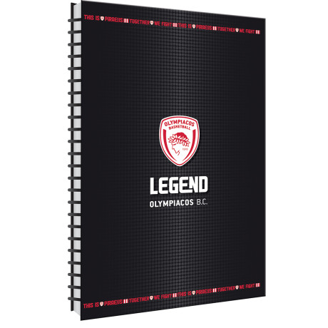 Τετράδιο σπιράλ Α4 2 θεμ. - Ολυμπιακός Μπάσκετ 5