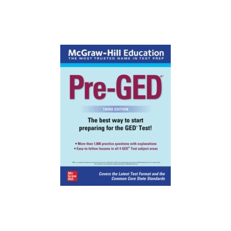 Mcgraw-Hill Education pre-Ged, Third Edition