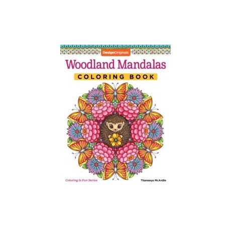 Woodland Mandalas Coloring Book