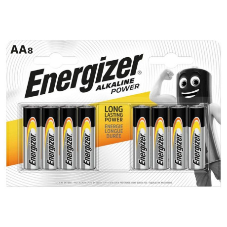 Energizer Alkaline Power Lr6/aa Alkaline Battery (Blister) (Ene16620)