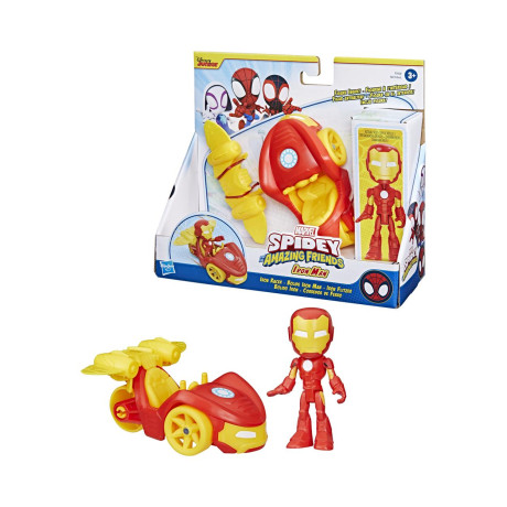 Hasbro Marvel: Spidey and his Amazing Friends - Iron man & Iron Racer (F7458)