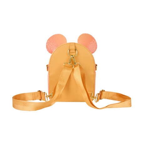 Loungefly Disney: Mickey Mouse Glitter Convertible Mini Backpack & Crossbody bag (Wdtb3327)