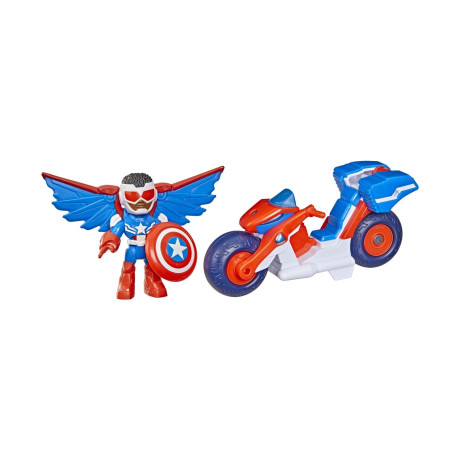Hasbro Iron man and his Awesome Friends: Vehicles and Playsets - Captain America Super Bike (G2691)