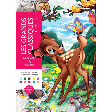 Coloriages Mysteres Disney - les Grands Classiques