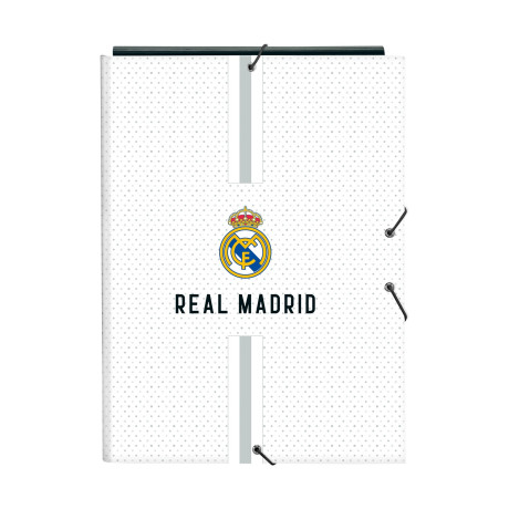 Safta: Folio Cardboard Elastic Binder Real Madrid 1ª Equip. 24/25 (512454068)