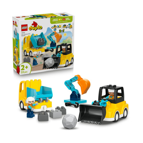 Lego® Duplo® Town: 3 in 1 Construction Vehicles (10475)