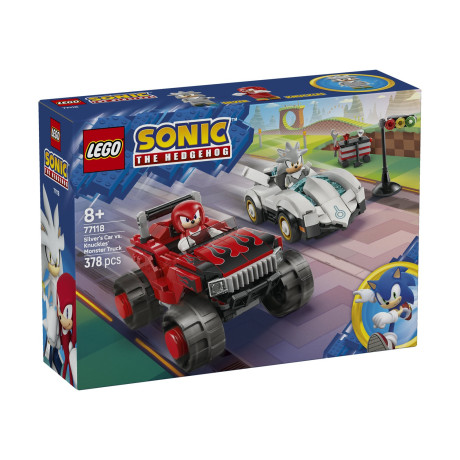 Lego® Sonic the Hedgehog™: Silver’s car vs. Knuckles’ Monster Truck (77118)