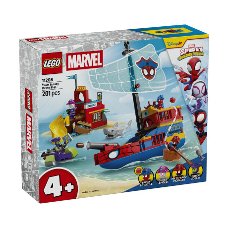 Lego® Marvel: Spidey and his Amazing Friends Team Spidey Pirate Ship (11208)