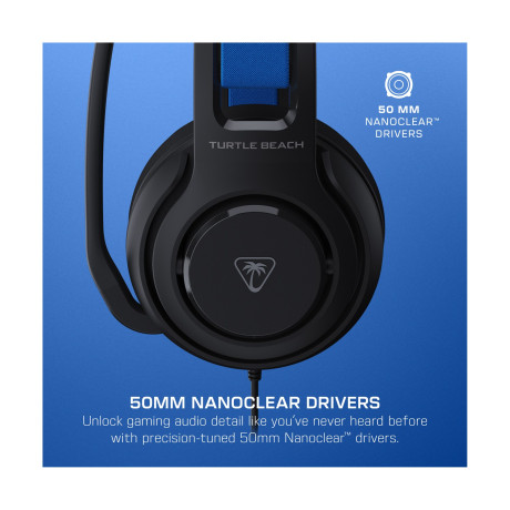 Turtle Beach: Atlas 200 - Wired Gaming Headset [For ps, pc] (Color: Black)